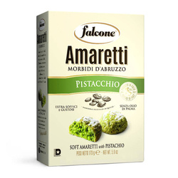 Falcone Amaretti Pistacchio - miękkie ciasteczka pistacjowe 170g
