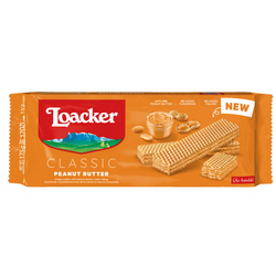 Loacker Peanut Butter - wafelki z kremem z masła orzechowego 175g