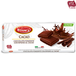 Witor’s Cioccolato al Cacao - gorzka czekolada z nadzieniem kakaowym 100g
