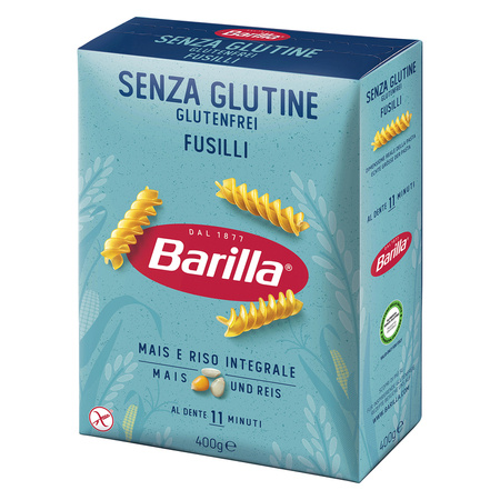 Barilla Fusilli senza glutine - makaron bezglutenowy 400g