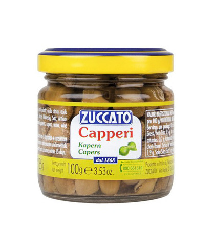 Zuccato Capperi - kapary bez ogonków 100g