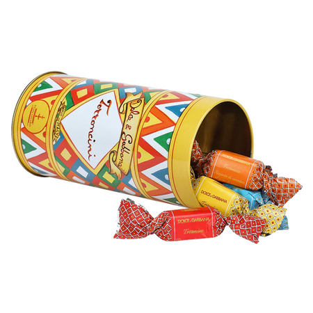 Fiasconaro x Dolce&Gabbana Torroncini - włoskie nugaty w kolekcjonerskiej puszce D&G 150g