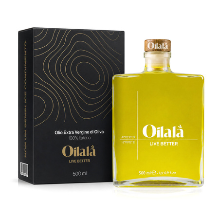 Oilala Olio Extra Vergine Coratina Liquid Luxury - apulijska oliwa z oliwek z pierwszego tłoczenia 500ml