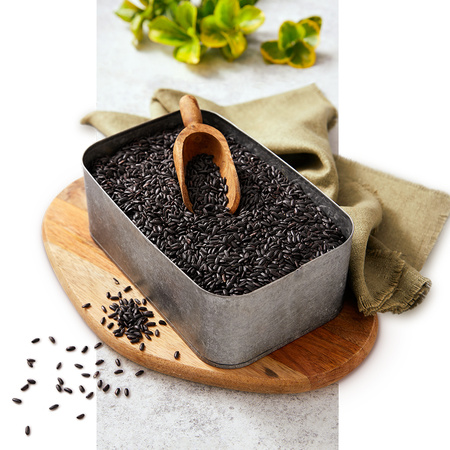 Riso Vignola Verele Nero Assoluto - włoski ryż czarny pełnoziarnisty do sałatek 500g