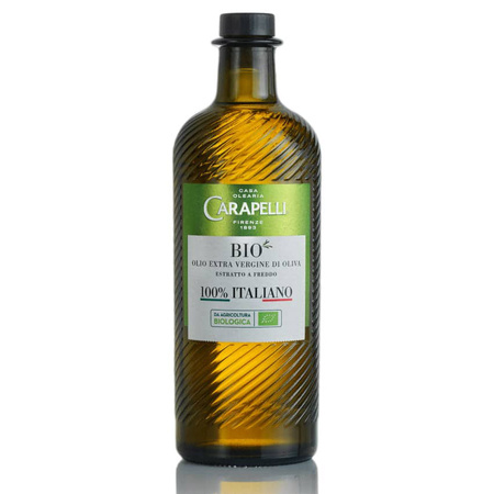 Carapelli BIO Olio Extra Vergine di Oliva 100% Italiano - oliwa z oliwek organiczna 750ml