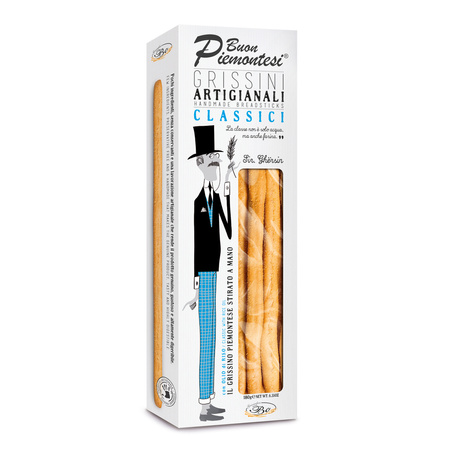 Grissinificio Bo Grissini Classici - rzemieślnicze włoskie paluszki grissini 180g