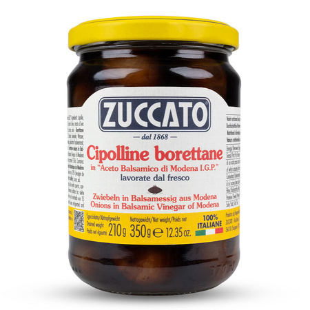 Zuccato Cipolline Borettane - cebulki w occie balsamicznym 350g