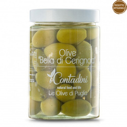 iContadini Olive Bella di Cerignola - apulijskie duże oliwki z pestką 550g