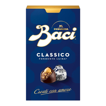 Perugina Baci Classico - pralinki z orzechami laskowymi polane gorzką czekoladą 200g