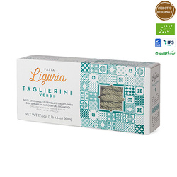 Pasta di Liguria Taglierini Verdi BIO - ekologiczny makaron z włoskiej semoliny 500g