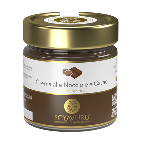 Scyavuru Crema Nocciole e Cacao - sycylijski krem orzechowo-kakaowy 200g