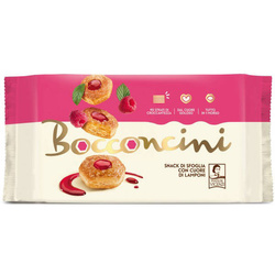 Matilde Vicenzi Bocconcini Lamponi - kruche ciastka z nadzieniem malinowym 90g