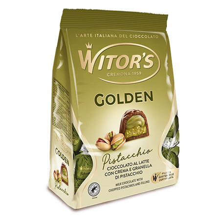 Witor’s Praline Golden Pistacchio - praliny z nadzieniem pistacjowym 200g