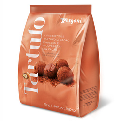 Vergani Tartufo Cacao Nocciole - włoskie trufle czekoladowe z orzechami laskowymi 150g