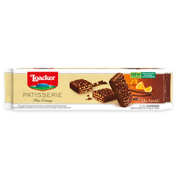 Loacker Noir Orange - wafelki z kremem kakaowo-pomarańczowym 100g