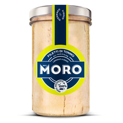 Moro Filetti di Tonno all'Olio d'Oliva - filety z tuńczyka w oliwie z oliwek 250g