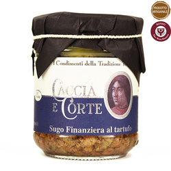 Caccia e Corte Sugo Finanziera al Tartufo - toskański biały sos z truflami 180g