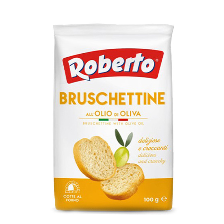 Roberto Bruschettine - mini bruschetty o smaku oliwy z oliwek 100g