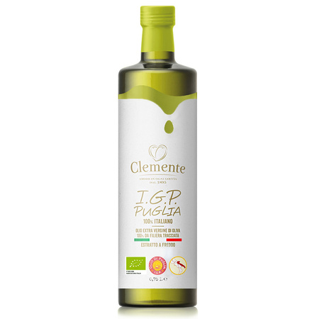 Clemente Olio di Puglia IGP BIO - ekologiczna oliwa z oliwek extra vergine 100% Italiano 750ml