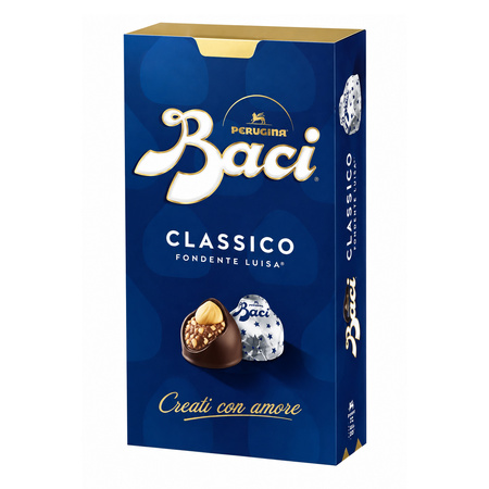Perugina Baci Classico - pralinki z orzechami laskowymi polane gorzką czekoladą 200g