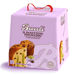Bauli il Panettone Pistacchio - babka włoska z kremem z pistacji i kawałkami czekolady 750g