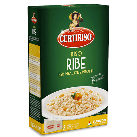 Curtiriso Ribe - włoski ryż do sałatek i risotto 2x500g