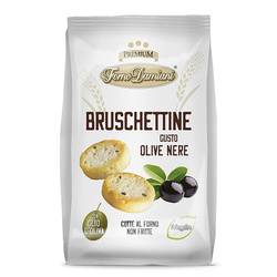 Damiani Bruschettine Olive Nere - mini bruschetty o smaku czarnych oliwek 90g