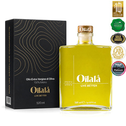 Oilala Olio Extra Vergine Coratina Liquid Luxury - apulijska oliwa z oliwek z pierwszego tłoczenia 500ml