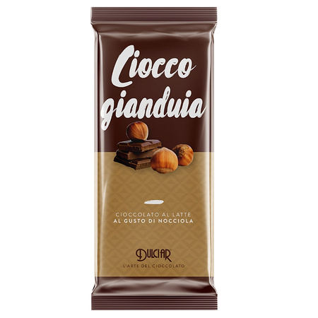 Dulciar Cioccogianduia - włoska czekolada orzechowa Gianduia 80g