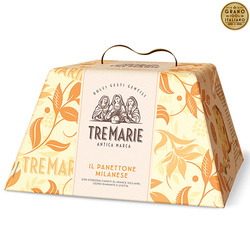 Tre Marie Panettone Milanese - włoska babka z rodzynkami i skórką pomarańczy 750g