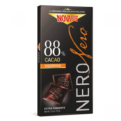 Novi Nero - włoska czekolada gorzka 88% kakao 75g