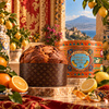 Fiasconaro Dolce&Gabbana Panettone Agrumi e Zafferano - włoska babka z cytrusami i szafranem w kolekcjonerskiej puszce 500g