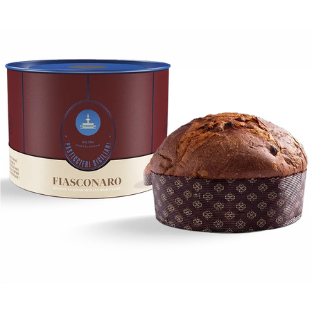 Fiasconaro Panettone Classico - włoska babka z kandyzowaną pomarańczą, rodzynkami i winem Malvasia 1kg