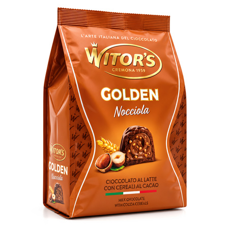 Witor’s Praline Golden - praliny z nadzieniem orzechowym i chrupiącymi płatkami 200g
