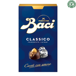 Perugina Baci Classico - pralinki z orzechami laskowymi polane gorzką czekoladą 200g