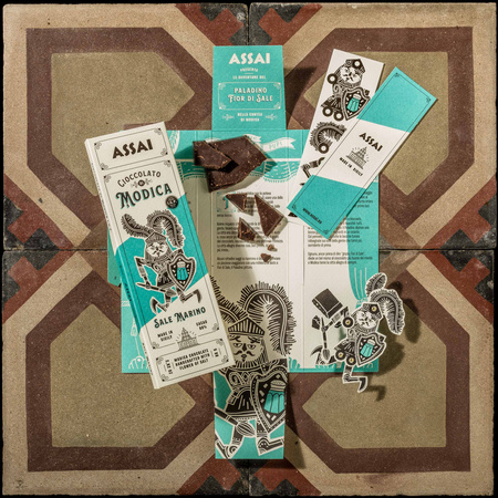 Assai Cioccolato di Modica IGP Sale Marino - czekolada gorzka z solą morską 80g