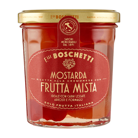 Boschetti Mostarda Cremonese - mostarda z kandyzowanymi owocami 400g