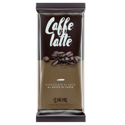 Dulciar Caffelatte - włoska czekolada mleczna o smaku kawy 80g