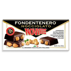 Novi Nocciolato Fondentenero - extra gorzka czekolada z całymi orzechami 130g