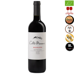 ColleMassari Rigoleto Montecucco DOC Rosso biologico czerwone wino wytrawne