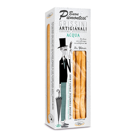 Grissinificio Bo Grissini Acqua - rzemieślnicze włoskie grissini bez tłuszczu 180g