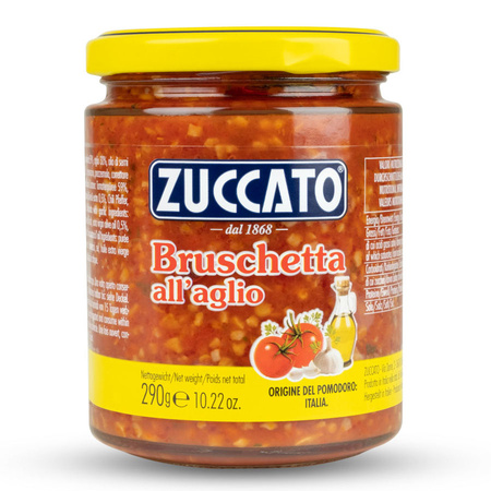 Zuccato Bruschetta all' Aglio - pomidorowy sos do grzanek z dodatkiem czosnku 290g
