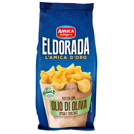 Amica Eldorada Oliva - włoskie chipsy z oliwą z oliwek 130g