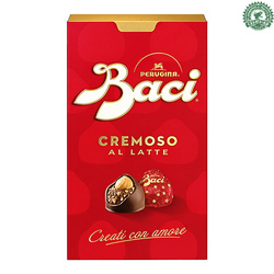 Perugina Baci Cremoso - włoskie pralinki z nadzieniem gianduia i orzechem laskowym 200g