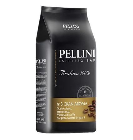 Pellini Arabica 100% Gran Aroma n.3 - kawa ziarnista 1kg