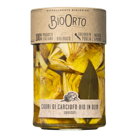 BioOrto Cuori di Carciofo Bio - serca karczochów w oliwie 350g