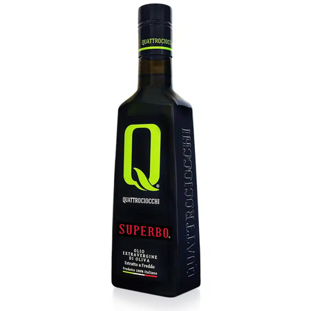 Quattrociocchi Olio Superbo  - włoska oliwa z oliwek extra vergine 500ml