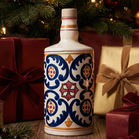 Centonze Olio Barocco Red Diamond - sycylijska oliwa extra vergine BIO w ceramicznej butelce 500ml