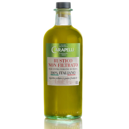 Carapelli Il Rustico Olio Extra Vergine di Oliva Non Filtrato - oliwa z oliwek niefiltrowana 1000ml