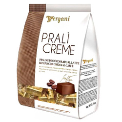 Vergani Prali Creme Caffe - włoskie praliny czekoladowe z kremem kawowym 95g